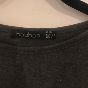 Boohoo small dress grey size 6